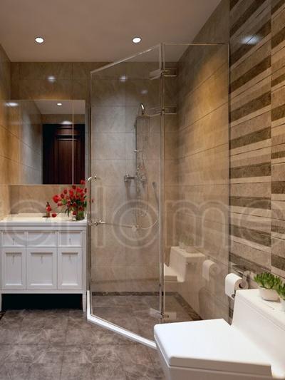  Mẫu phòng tắm kính 135 độ